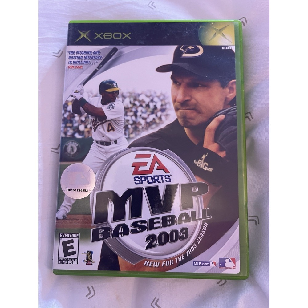 XBOX : MVP BASEBALL 2003 !! Complete w/Manual
